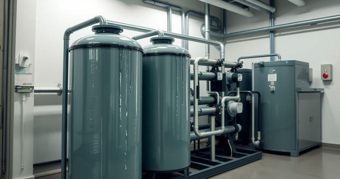 Abrandador de Água Industrial como Solução Eficiente para Processos de Purificação